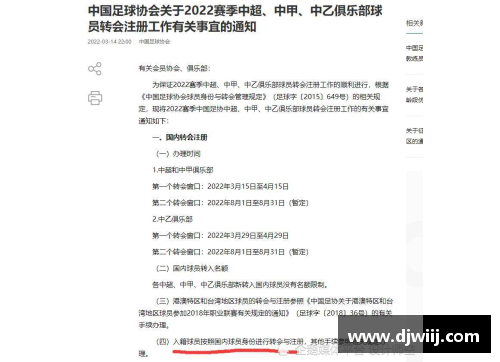 足球转会注册：全面解读俱乐部与球员间的关键协议